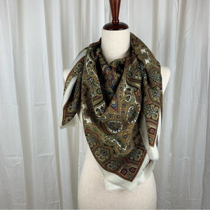 Art of the Scarf 100% Polyester‎ Paisley Scarf Wrap Brand New